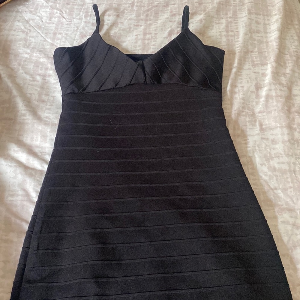 cheryl kids mini black bandage dress